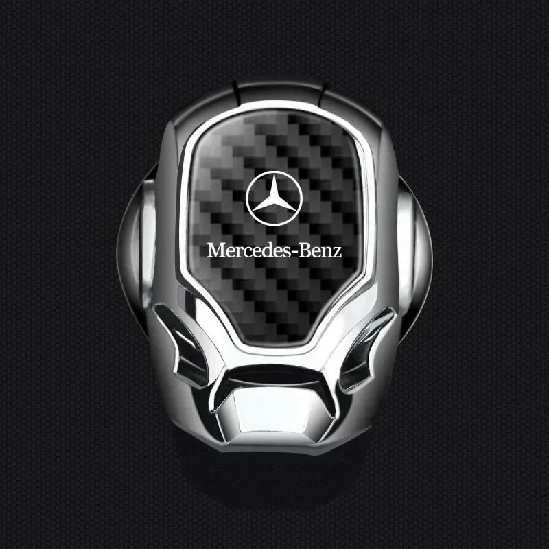 2026 Hot One-key Start Cover Car Engine Start-stop Button Cover For Mercedes Benz W204 W205 W211 203 212 S E GLE GLS CLA GLC AMG EQE DR1