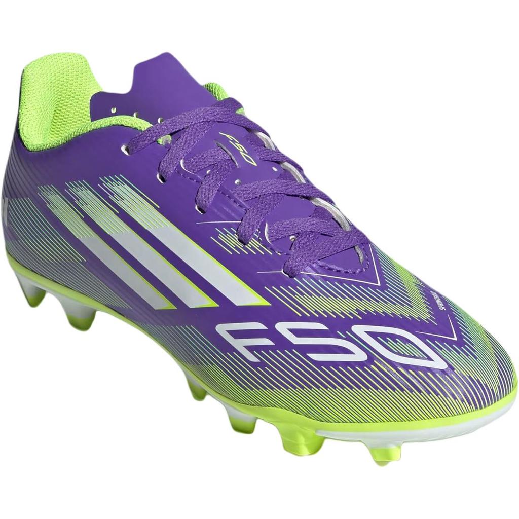 Adidas F50 Club Comfortable Versatile Durable Support Low-Top Kids Soccer Shoes Kids sneaker Purple JI0030