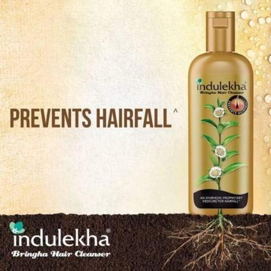 Indulekha Bringha Anti Hairfall Cleanser Shampoo Pack of 2 (100 Ml)