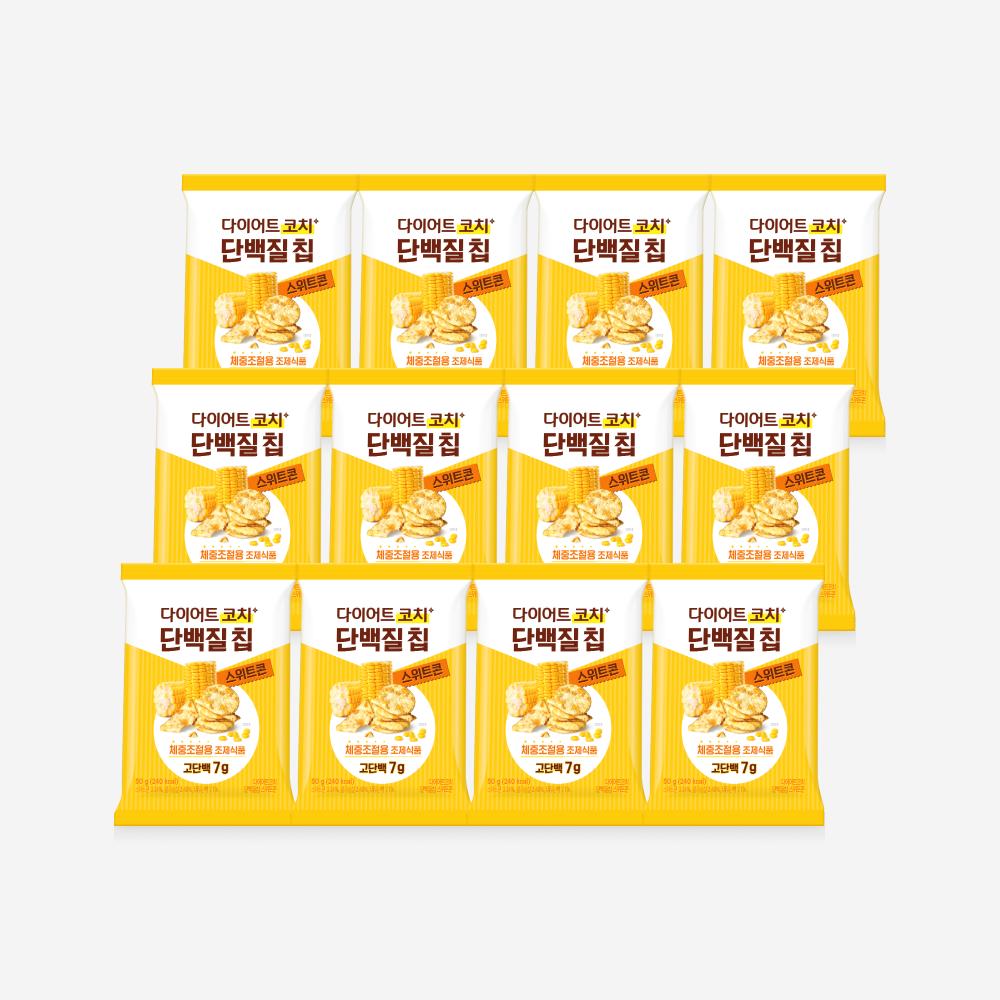 Diet Coach Protein Chips Sweet Corn 50g x 12 packs