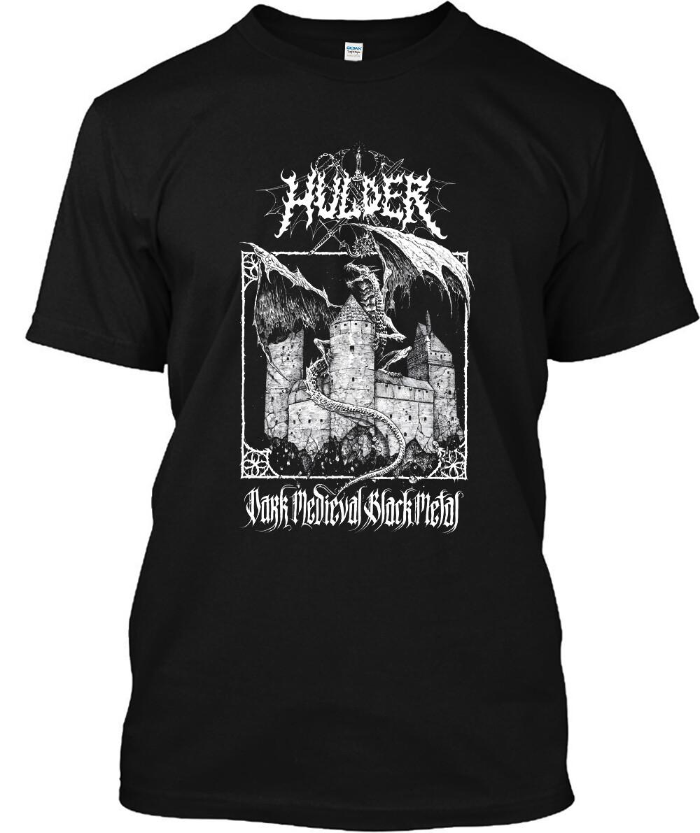 New Hulder Dark Medieval American Music Classic Black Tshirt Size S-5XL M