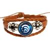 Genshin Impact Spiel Cosplay Requisite Auge Gottes Wasser Wind Donner Feuer Gestein Eis Element Lila Armband Schmuck Fans Geschenk