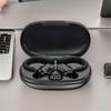 F8 Bluetooth Earphones: Dual-Ear Hook, Charging Case, Digital Display, True Stereo Sports & Business Use