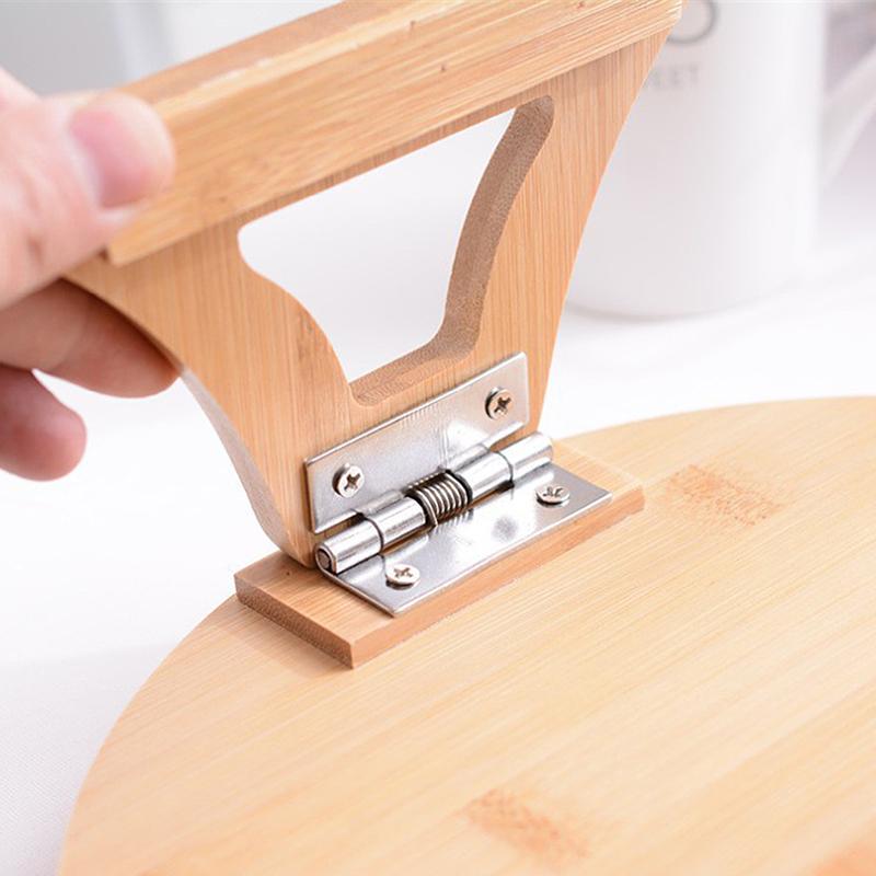 Sofa Tray Natural Bamboo Sofa Armrest Clip-On Tray Portable Table Phone Holder Snack Tray for Remote Control/Coffee/Snacks