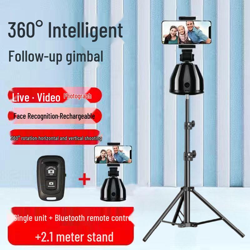 360° Auto-Tracking Gimbal for Mobile Phones - Perfect for Live Streaming and Face Tracking