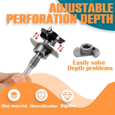 1 To 15Pcs Drill Bit Hinge Boring Bit Hole Saw Cutter Hex 1/4in Shank Woodworking Tool Woodworking Drill Bit Hole Cutting Tool