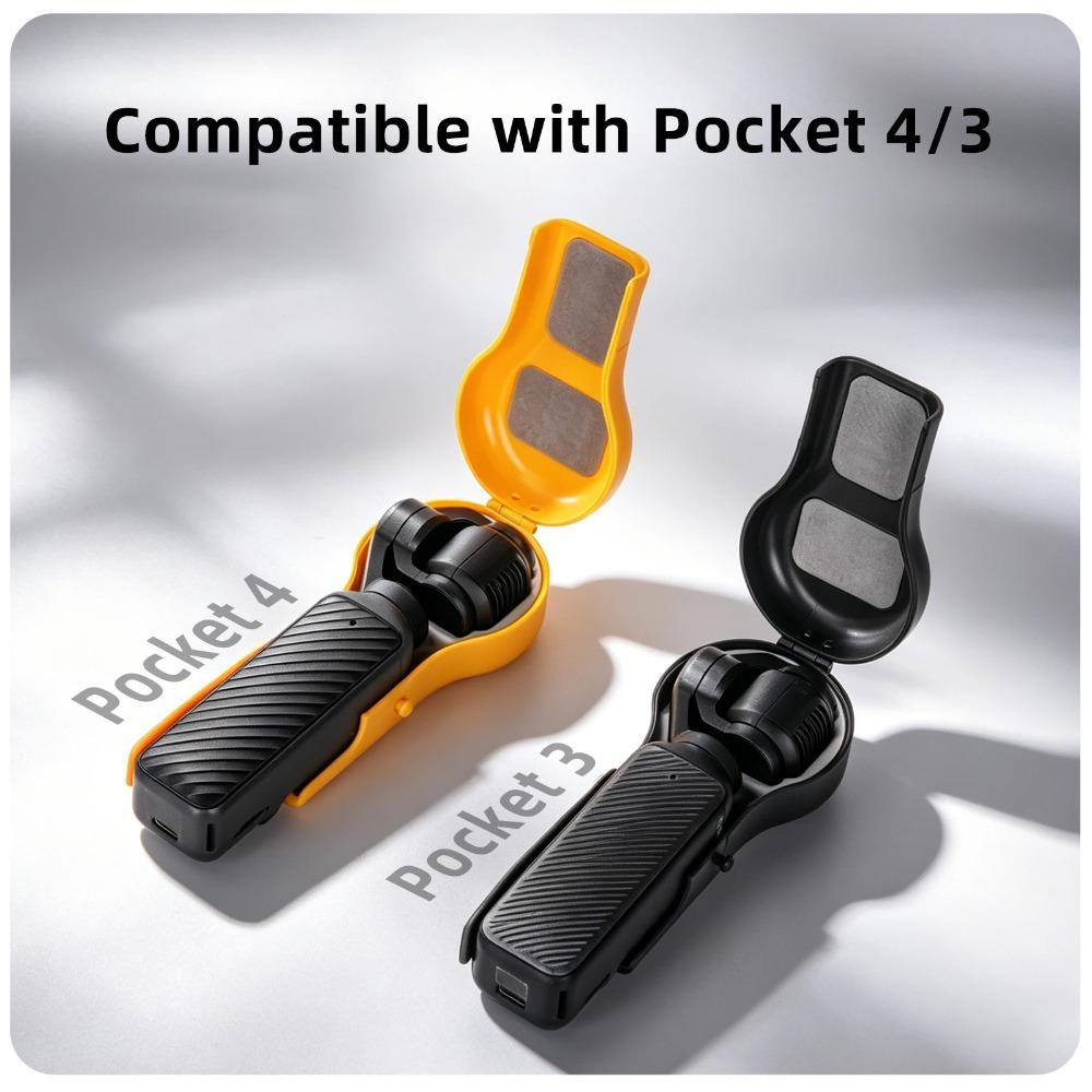 Flip Cover Gimbal Camera Protective Case With Lanyard Anti-Scratch Dustproof Colorful Screen Protector Compatible Osmo Pocket4/3