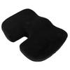 Office Chair Cushions Polyester Black Non Slip Bottom Comfortable Chair Pad for Computer Desk Wheelchair Driving
