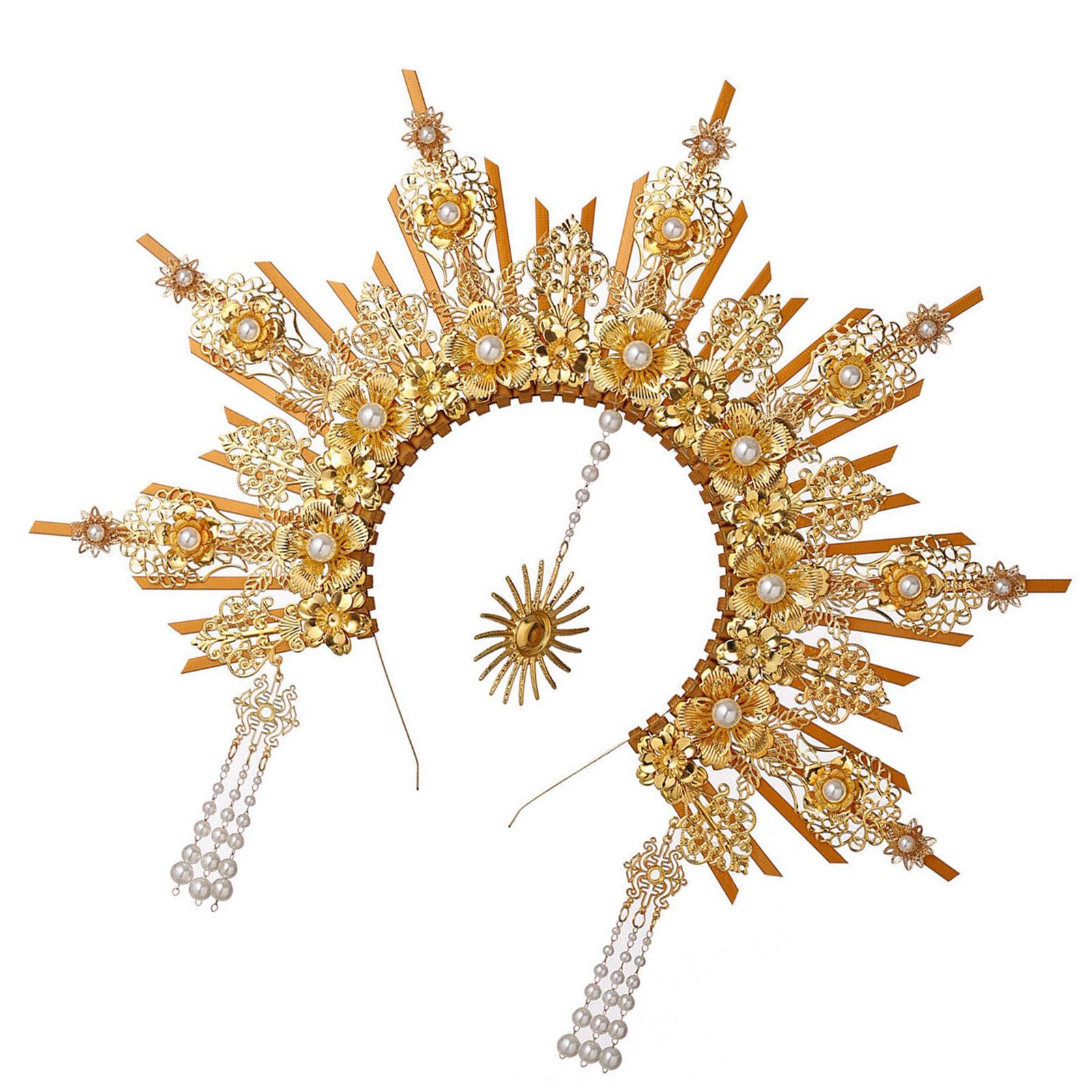 

Богини Вдохновляют Корона Ангельский Ободок Модный Аксессуар для Тематических Вечеринок и Косплей-Мероприятий Повседневная Носка