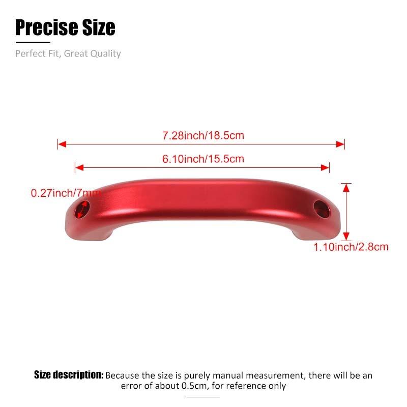 Car Aluminum Alloy Top Grab Bar Handle Holder Bracket Mounting Fit For Suzuki Jimny 2010 Up Interior Accessories