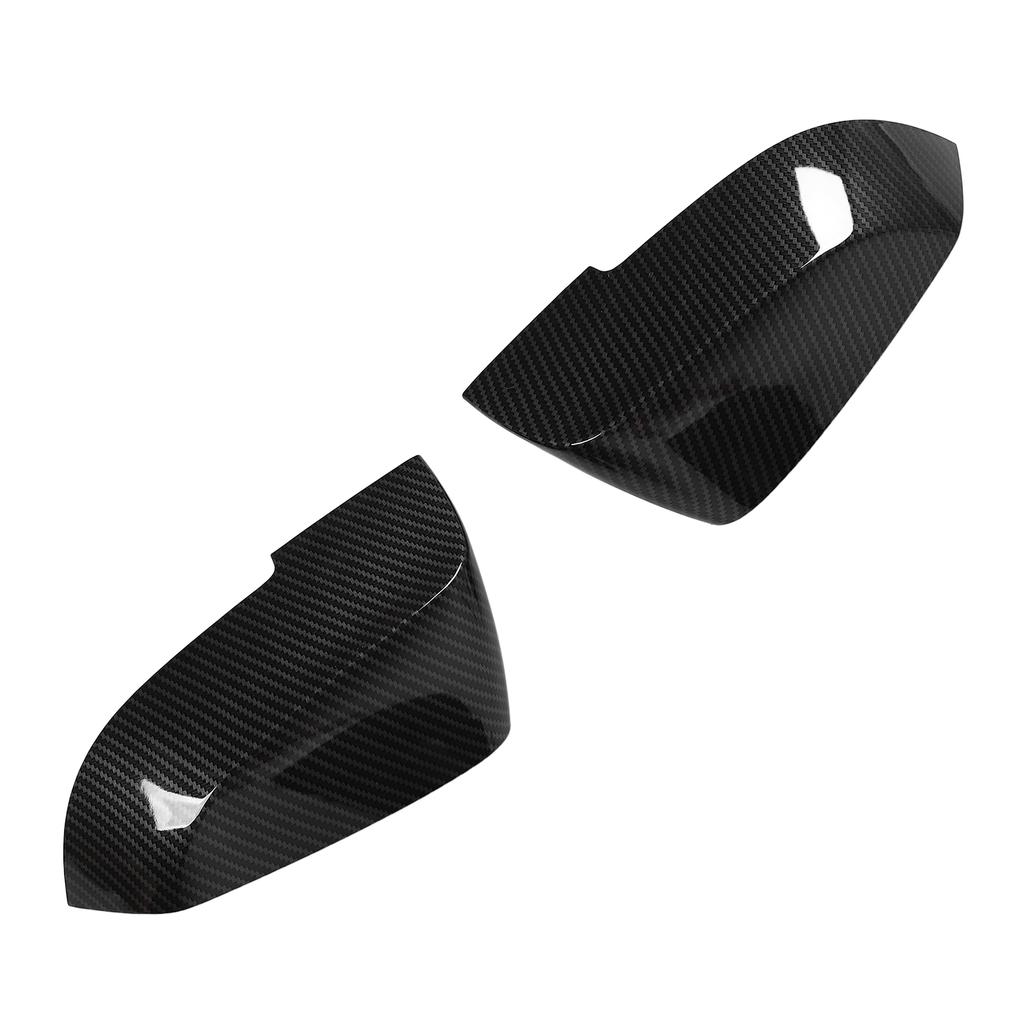 1 Pair Rearview Mirror Cover Cap 51167292745 Carbon Fiber Style Protective Side Door Mirror Cover Fo