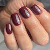 Wine Reds Press On Nail Square Fake Nail Glossy Stick On Nail Full Cover False Nails Acrylic Stick On Nails for Womens