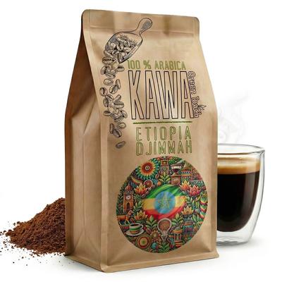 Kawa Mielona Etiopia Djimmah Ethiopia 100% Arabica 1 Kg Green Touch
