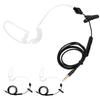 3 Sets HRT‑1 Mobile Phone Air Tube Headset with Microphone 3.5mm Plug Wired EarphoneBlack