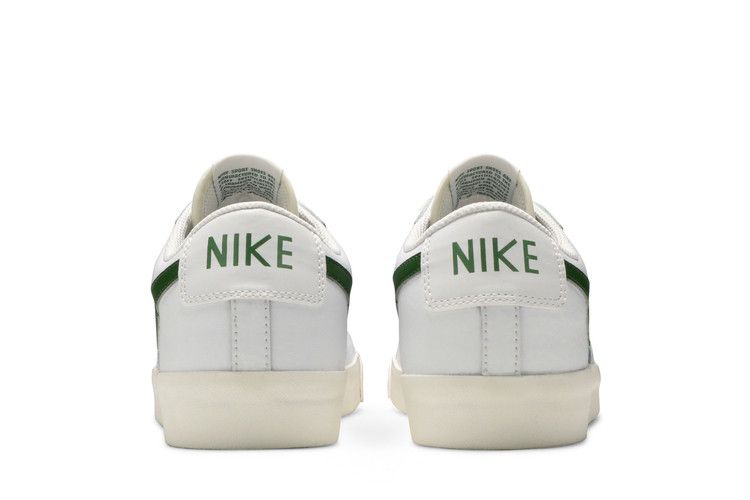 Men's Sneakers Nike Blazer Low Leather White Forest Green White/Sail-Forest Green