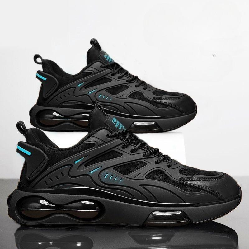 Men's Four-Season Breathable Shoes Versatile Chunky-Soled Anti-Slip Sports Casual Footwear