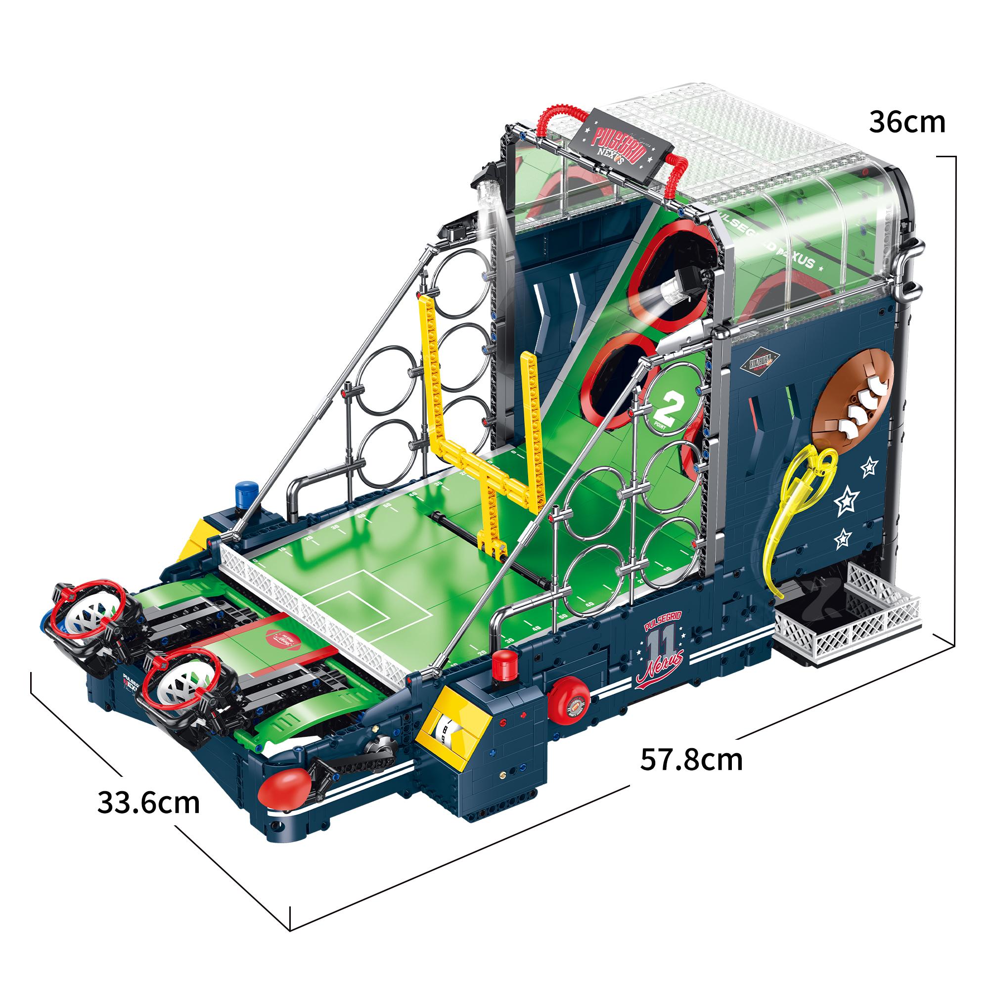 

Creative Desktop Rugby Game Machine Building Blocks Toy 2272pcs City Board Family Game Battle DIY Assembly Toy for Boys Kids