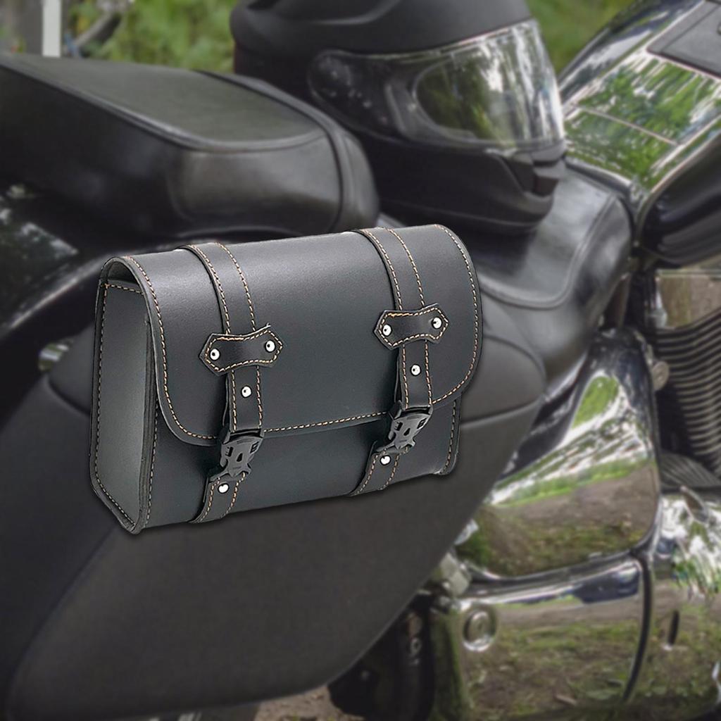 Generic Motorcycle Tool Bag Fork Bag Easy to Install Motorbike Saddle Bag