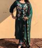 Women Designer Kurta Pant Dupatta Set Indian Bollywood Top Tunic Salwar Kameez Kurti Dress