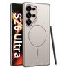 S26 Ultra Magnetic Leather Case with Camera Ring and MagSafe Compatibility