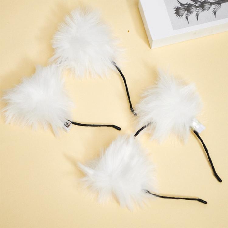 Sweet Hair Accessories Students Washing Face Hairband Fox Ears Hairhoop Glowing