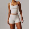 JYL Quick Dry Long Sleeve Yoga Set Outdoor Training Fitness Outfit