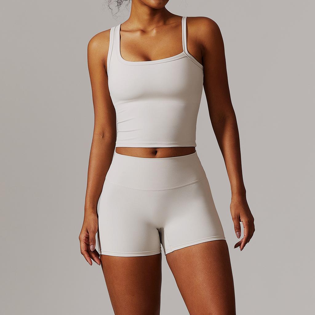 JYL Quick Dry Long Sleeve Yoga Set Outdoor Training Fitness Outfit
