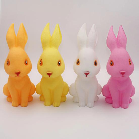 Schreiendes Kaninchen Quietschespielzeug mit realistischem Geräusch Weiches TPR Fidget zur Stressbewältigung Streiche Süßes tierförmiges Dekompressions-Gadget für Kinder Erwachsene