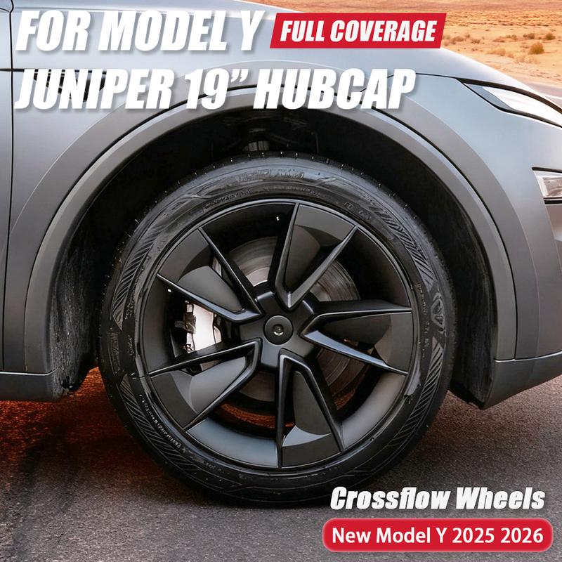 4PCS Hub Cap Car For Tesla Model Y Juniper 19 Inch Wheel Cap Replacement Automobile Wheel Hubcap Full Rim Cover Accessories 2026