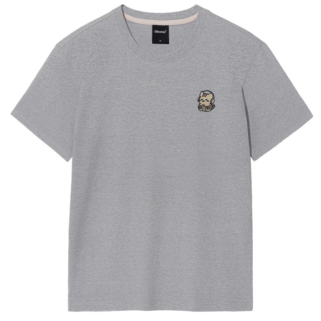 OKSTAR Doomchitnyang Embroidered Short Sleeve T-Shirt (D Type)