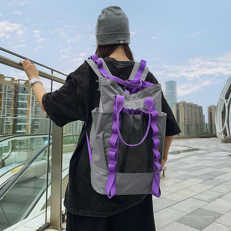 Outdoor Mountaineering Bag Coloring Student Large Capacity Travel Bag Multi-function Commuter Backpack