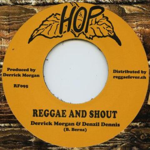 7inch Record DERRICK MORGAN, DENZIL DENNIS / MAR - Reggae And Shout / Pretty Blue Eyes RF095 Hop/Reggae Feve 1969 Europe Reggae, Ska & Dub Used