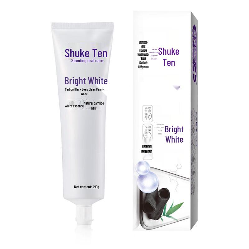 Shuke Brightening Bamboo Charcoal & Pearl Toothpaste