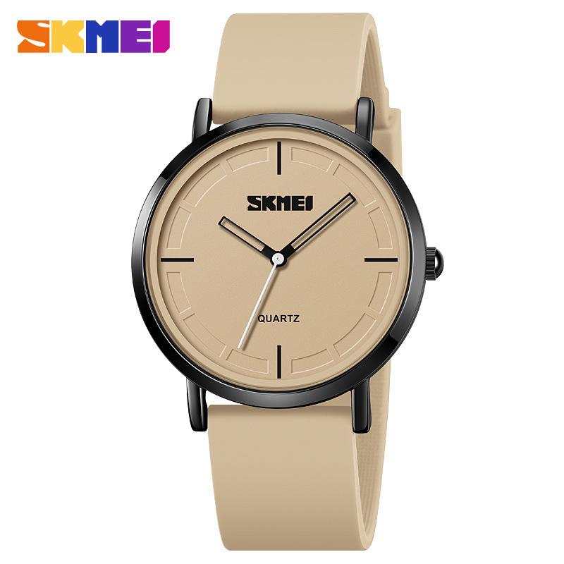 Shikemei Men's Retro Silicone Strap Waterproof Quartz Watch