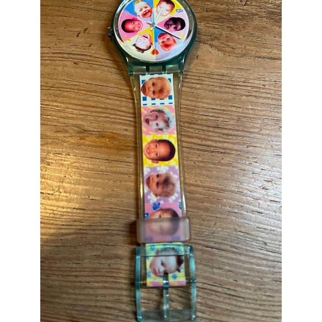 Used Swatch Sweet Baby GL107 1996 with warranty card