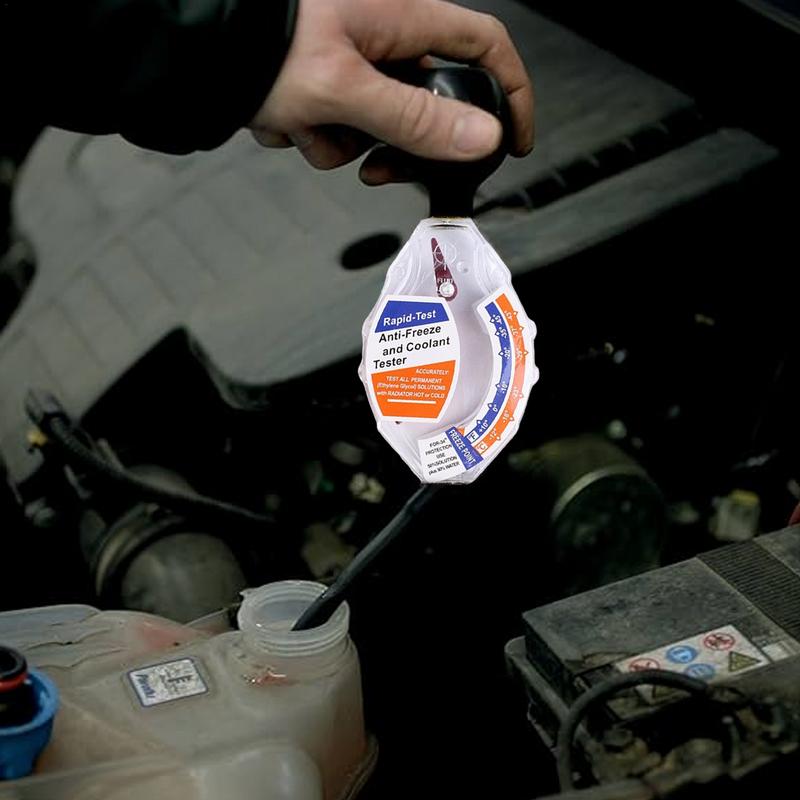 Antifreeze Coolant Tester Fast Acting Freezing Point Meter Antifreeze Tester Compact Coolant Tester Antifreeze Refractometer For