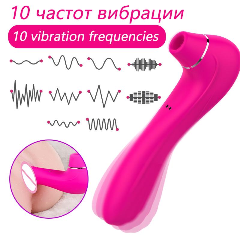 Clit Suck Vibrator Nipple Sucking Clitoris Stimulator for Women Oral Sex Erotic Masturbator Sex Toy G-Spot Vibrator for Couple Adult