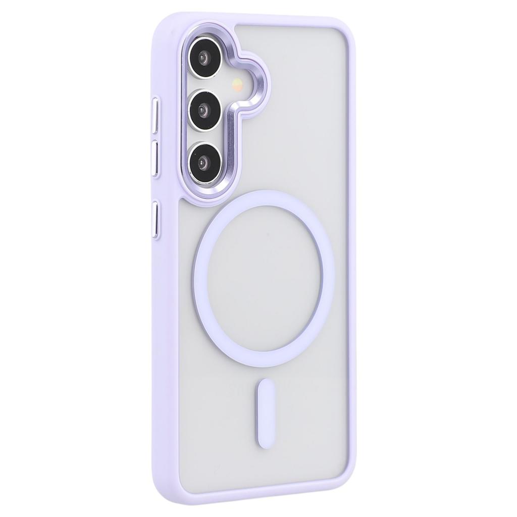 FULEXIN For Samsung Galaxy S25 Magnetic Case Anti Drop TPU + PC Phone Cover