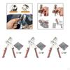 Grommets Hole Punch Plier Set Grommet Press Kit Anti Skid Portable with 6mm for DIY Craft