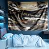 football team.C Print Tapestry, Lightweight Wall Hanging, for Bedroom, Dorm, Living Room, Home Art Decor - Birthday Christmas Gift for Friends