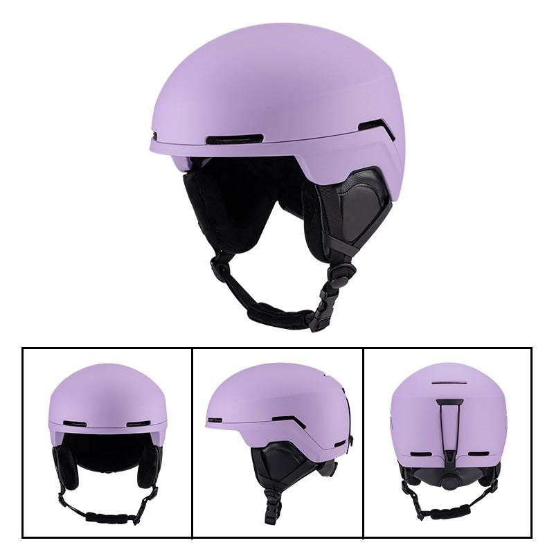 Entegre Gözlük Kayışlı Unisex Kayak Kask Kılıfı Yetişkinler Çocuklar Kış Outdoor Sporları Yarım