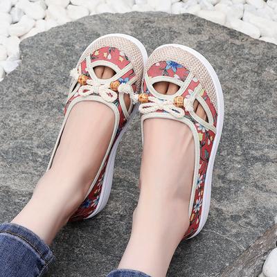 Women Footwear Flat Round Toe Ladies Shoes With Bow Espadrilles Stylish Promotion Summer 2024 Walking New In Casual Offers