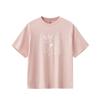 Loose Short Sleeve Knitted T-Shirt Summer 2026 Women Tops Winter-Pink 962628106-2