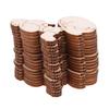 20Pcs Laser Cutting Cute Baby Shape Cards Wooden Chips Craft DIY Wedding Decoration Baby Shower Supp