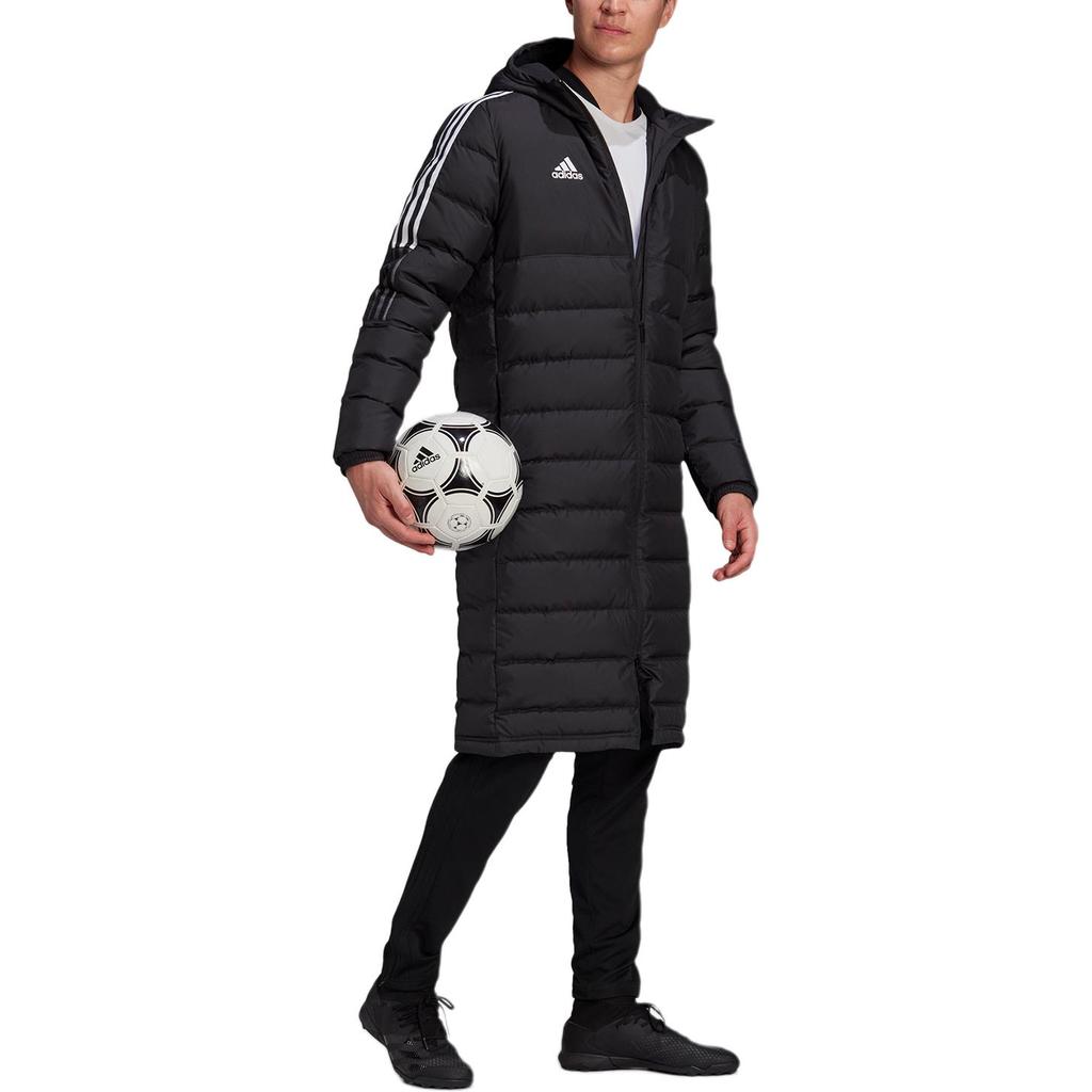 adidas Daunenjacken Herren Schwarz Mit Kapuze Moderat GM5245-