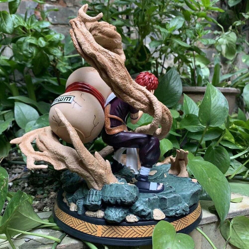 Naruto Shippuden Anime Model Suna Noshukaku Ichibi Sabaku No Gaara Gk Action Figure 25cm Pvc 1 /6 Statue Collectible Toy