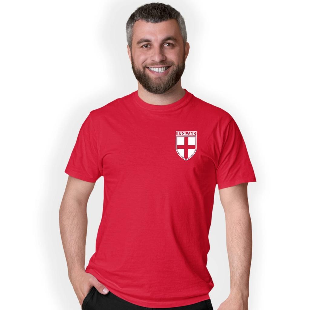 England Football Home Nations T-Shirt Badge Print Gift Size S-5XL