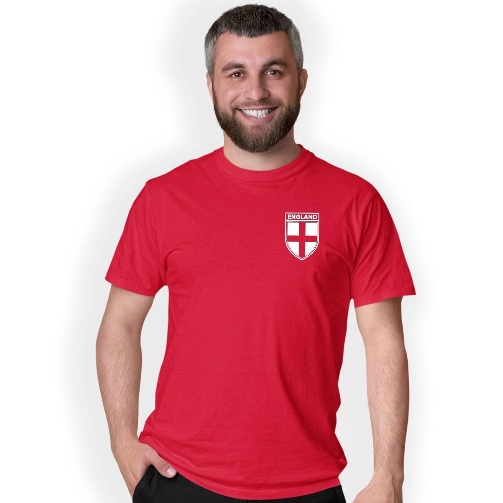 England Football Home Nations T-Shirt Badge Print Gift Size S-5XL 3XL