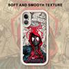 Soft Shell Phone Case for iPhone 15 16 14 Plus XR XS Max 13 12 11 Pro Max 17 Air 16e Marvel Cute Spider Men