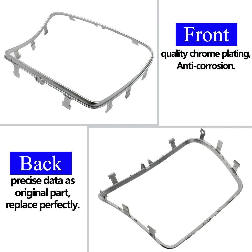 For Mercedes Benz C GLC W205 C200 250 300 400 W253 GLC200 300 2015-2021 Car Water Cup Holder Chrome Plating Strip Trim Ring